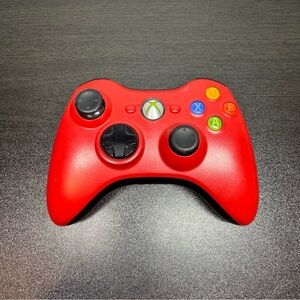 Xbox 360 Controller Resident Evil Edition Red OEM Genuine Tested